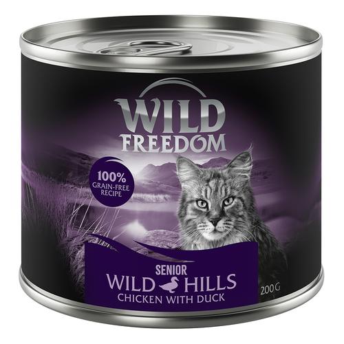 12x200g Senior Wild Freedom getreidefreies Katzenfutter nass