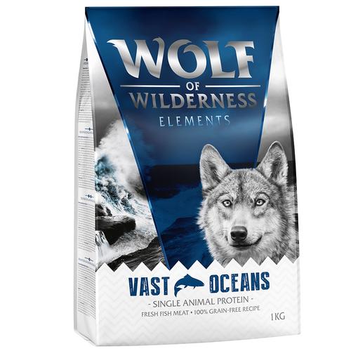 5kg Vast Oceans Fisch Monoprotein Wolf of Wilderness Hundefutter trocken getreidefrei