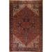 Vegetable Dye Tribal Heriz Persian Area Rug Hand-knotted Wool Carpet - 9'9" x 12'7"