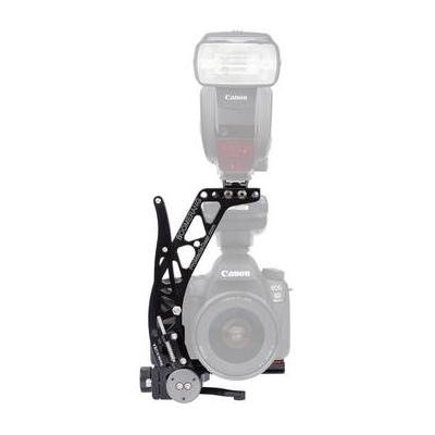 ProMediaGear BBX2 Boomerang Flash Bracket with Universal QR Plate (Black, Right-Handed) BBX2-PBX3BD