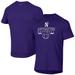 Men's Under Armour Purple Northwestern Wildcats Softball Icon Raglan Performance T-Shirt