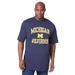 Men's Big & Tall NCAA Short-Sleeve Tee by NCAA in Michigan (Size 2XL)