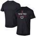 Men's Under Armour Black Texas Tech Red Raiders Softball Icon Raglan Performance T-Shirt