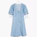 Madewell Dresses | Madewell Denim Button Front Mini Dress - Size 10 | Color: Blue | Size: 10