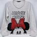 Disney Tops | Disney Minnie Mouse Size M | Color: Gray | Size: M