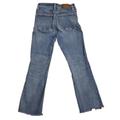 Madewell Jeans | Madewell Cali Demi-Boot Blue Jeans Denim Cutoff Ankle | Women's 25 Pre-Owned | Color: Blue/Brown | Size: 25
