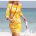 Lilly Pulitzer Dresses | Lilly Pulitzer Yellow Chain Dress | Color: White/Yellow | Size: S