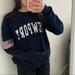 Urban Outfitters Tops | Brandy Melville Navy Blue Long Sleeve Newport Top Unworn Brand New. | Color: Blue | Size: One Size Fits All