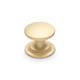 10pk Satin Brass Finish Drawer Cabinet Knob Handle, 38mm Diameter, Cupboard Door Knob or Dresser Drawer Pull