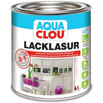 Aqua Lack Lasur L17 Schwarz 375ml - Clou