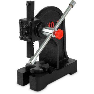 Eberth - Drehdornpresse Dornpresse Zahnstangenpresse mit 500kg Presskraft, bis Werkstückhöhe 117mm Image