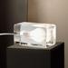 Ice Cube Table Lamp Creative Glass Nightstand Lamp - 4.5"