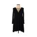 American Eagle Outfitters Casual Dress - A-Line: Black Solid Dresses - Women's Size X-Small