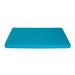 Teal Happy Place Durable Dog Mat, 35" L X 22" W X 2" H, Large, Blue