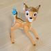Disney Toys | Bambi Posable Figure With Butterfly Disney Vintage | Color: Tan/White | Size: Osbb