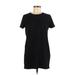 Forever 21 Casual Dress - Mini: Black Solid Dresses - Women's Size Medium