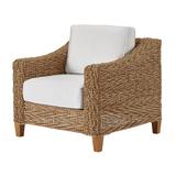 Laconia Patio Chair w/ Cushions Wicker/Rattan in Brown/Gray/White Coastal Living™ by Universal Furniture | 33 H x 36 W x 37 D in | Wayfair U012310