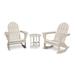 POLYWOOD Vineyard 3-piece Outdoor Adirondack Chair Set