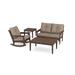 POLYWOOD Vineyard 4-Piece Deep Seating Rocker Set