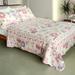 Affectation Style 100% Cotton 3PC Vermicelli-Quilted Patchwork Quilt Set (Full/Queen Size)