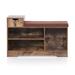 Latitude Run® Shoe Storage Bench Polyester/Wood/Manufactured Wood in Brown | 20.6 H x 31.5 W x 11.6 D in | Wayfair 4384045FCD2B4079853D58B96608D881