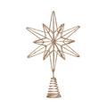 The Holiday Aisle® Tree Topper Metal in Brown | 14 H x 9 W x 3.5 D in | Wayfair 7CE405B7A2DD47EBA2EF084341AB856B