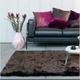 Dark Grey Super Soft Shaggy Rug Whisper Living Room Rugs Bedroom Solid Design Mat