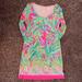 Lilly Pulitzer Dresses | Lilly Pulitzer Palm Border Print Dress | Color: Green/Pink | Size: S