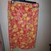 Lularoe Skirts | Lularoe Medium Cassie Skirt. Pretty Colors. Nwt. | Color: Orange/Pink | Size: M