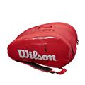Wilson Padel Super Tour Bag Tasche, für Erwachsene, Unisex, Rot (Rot), Einheitsgröße