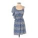 Soprano Casual Dress - A-Line: Blue Dresses - Women's Size Small