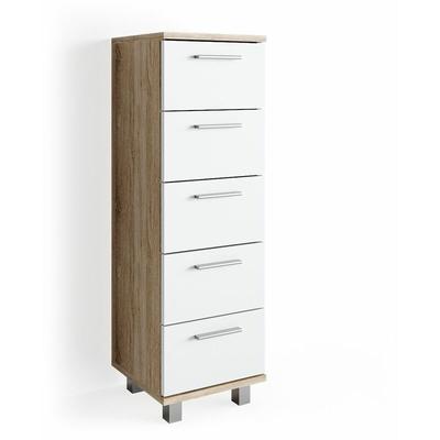 Badschrank Ilias, Sonoma, 30 x 95 cm, Vicco