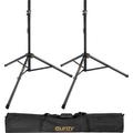 Auray SS-47A-PB Deluxe Lightweight Height-Adjustable Aluminum Speaker Stands with SS-47A-PB