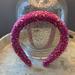 Anthropologie Accessories | Anthropologie Pink Woven Headband New Without Tags. | Color: Pink/White | Size: Os