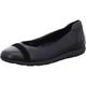 ARA Damen Sardinia Ballerinas, Schwarz, 38.5 EU