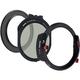 Haida Filter Holder Kit - 100mm Square Filter Holder with 72mm Lens Adapter Ring and Drop-in Polarising Filter