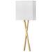 Axis 22" High Brass with Off-White Linen Shade Wall Sconce