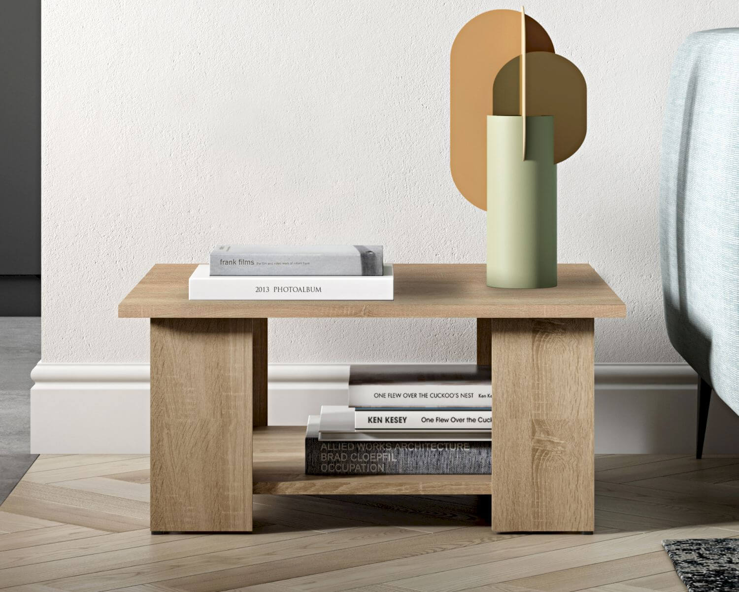 TemaHome »Square« Kaffeetisch Eiche 67x31x67 cm