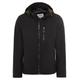 Camel Active Softshell-Jacke mit abnehmbarer Kapuze Herren black, Gr. 102, Polyester, Jacken outdoor