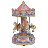 Trinx Angel Bust Carousel Turns To A Famous Melody Figurine Resin | 5.5118 H x 9.6457 W x 4.3307 D in | Wayfair 57D8084CA2104C77B2174FB6B401EE1F