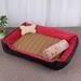 Tucker Murphy Pet™ Four Seasons Universal Dog Mat Dog Cat House Summer Dog Supplies Bed Summer Pet House in Red/Black | Wayfair