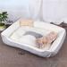 Tucker Murphy Pet™ Kennel Four Seasons Generic Dog Sleeping Mat Pet Bed Cotton in Gray/White | 6 H x 18 W x 14 D in | Wayfair