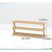 Latitude Run® 15 Pair Shoe Rack Bamboo in Yellow | 17.91 H x 39.37 W x 9.84 D in | Wayfair A15B873E785544E7A57DBC8A7E138D77