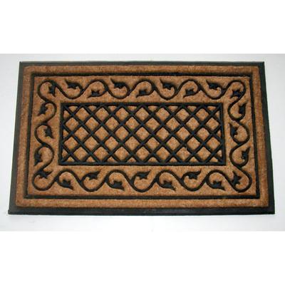 Ivy Coir Mat With Vinyl Backing Floor Coverings by Nature Mats by Geo in Multi