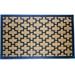 Cross Flat Weave Coir Mat With Rubber Backing Floor Coverings by Nature Mats by Geo in Multi