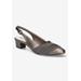 Extra Wide Width Women's Bates Pump by Easy Street in Pewter (Size 9 WW)