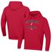 Men's Under Armour Red Cincinnati Bearcats Baseball All Day Arch Fleece Pullover Hoodie