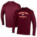 Men's Under Armour Maroon Virginia Tech Hokies Softball Performance Long Sleeve T-Shirt