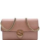 Gucci Bags | Gucci Crossbody- Dollar Interlocking G Calfskin | Color: Cream/Tan | Size: Os