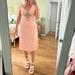 Free People Dresses | Free People Peachy Midi Cutout Dress | Color: Pink | Size: 8